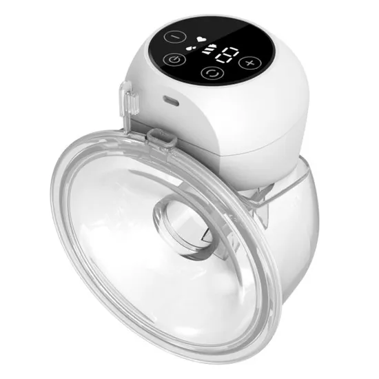 3つのモードと9つのレベル BPAフリー 搾乳器 ウェアラブル搾乳器 ハンズフリー ポータブル電動搾乳器